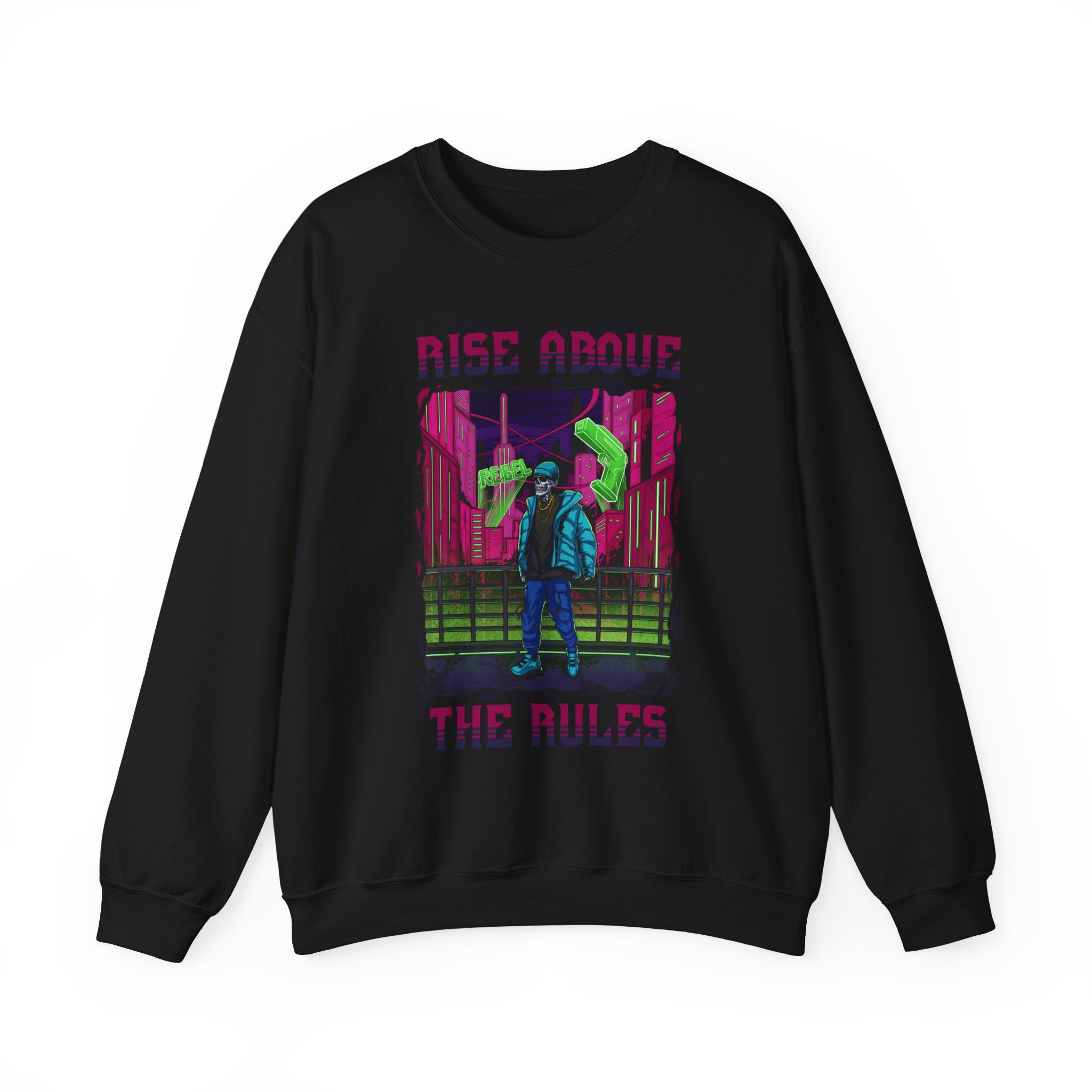 Neon Skull Rebel Sweatshirt