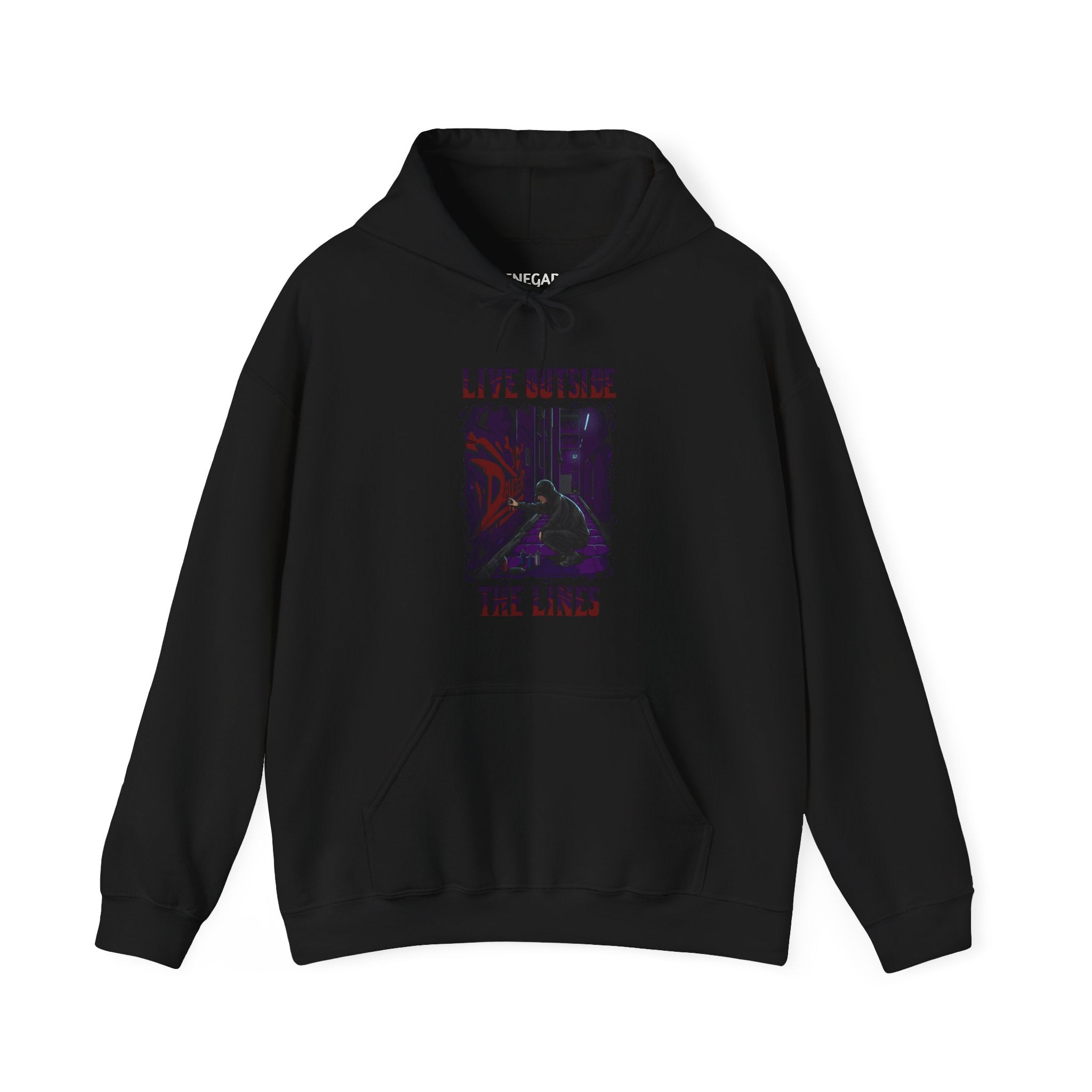 Vandal in the Night Hooded Sweatshirt