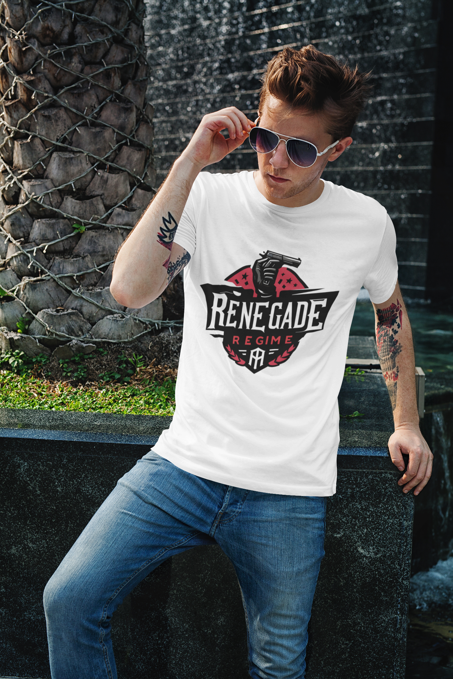 RenegadeRegime signature logo - T-shirt