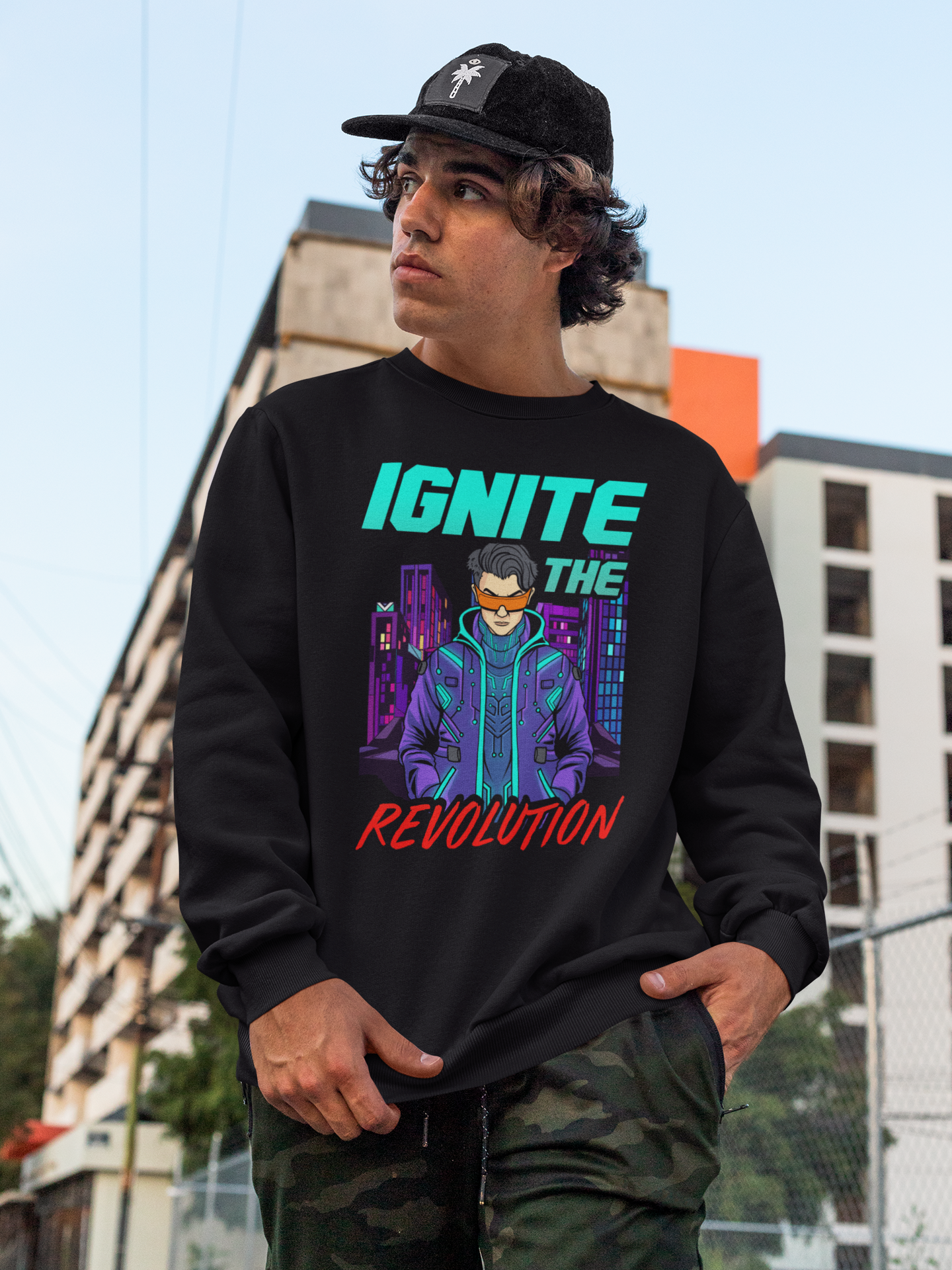 Cyberpunk Street rebel Sweatshirt